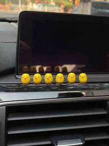 10pcs Mini Chicken Design Car Ornament