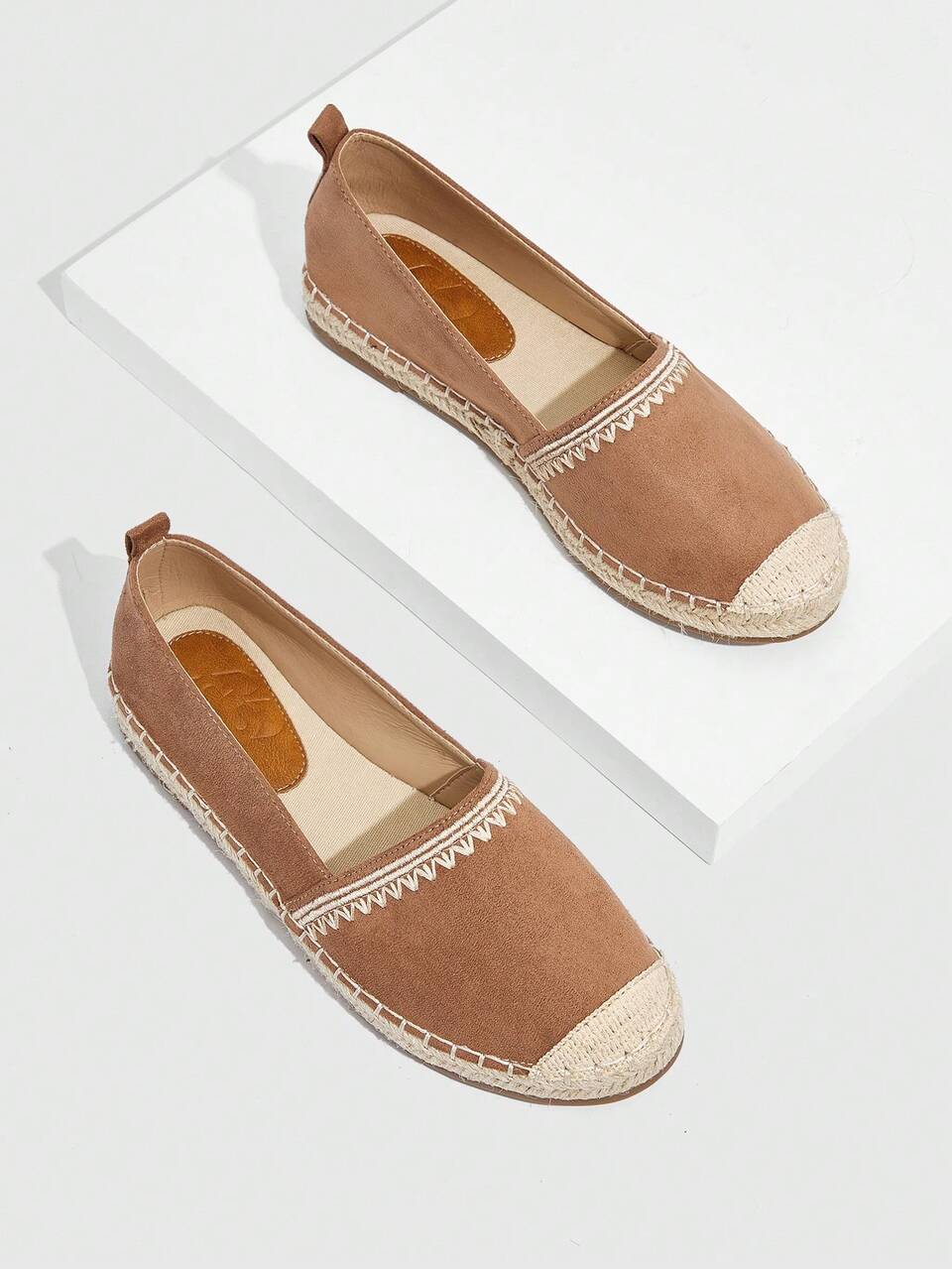 Women Minimalist Slip On Espadrille Shoes, Fashion Outdoor Flats