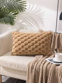 1入組柔軟波西米亞風格的正方形枕套，適用於客廳、臥室、全年戶外使用 - 卡其色 - 查看 5