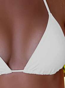 Swim Basics 吊脖三角杯比基尼上衣