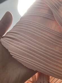 Chiquease 素色吊帶緊身連衣裙 - 粉色 - 查看 7