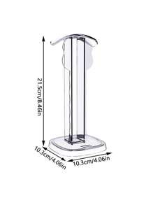 1 pieza minimalista desmontable anticaída Auriculares para juego Estante de almacenaje - transparente - Ver 3