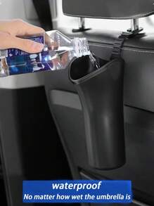 2入組車座後背雨傘儲物桶 - 黑色 - 查看 3