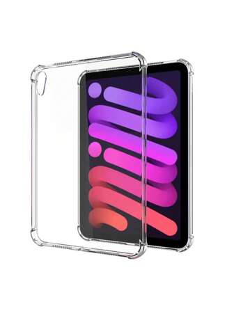 1 件透明 TPU/全边/防摔保护/四角气垫/硅胶软壳/透明外壳/保护壳/钢化玻璃膜，适用于 iPad