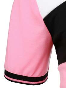 Manfinity Homme Men Colour Block Striped Trim Polo Shirt - Pink - View 5