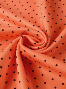 Manfinity Homme 男士滿版印花POLO衫 - 橘色 - 查看 5