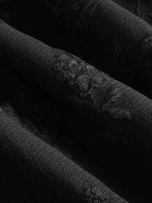 SHEIN MOD 大碼花卉圖案提花吊帶洋裝