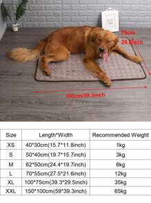 1入組素色寵物床，貓狗現代布藝寵物床 - 咖啡棕 - 查看 3