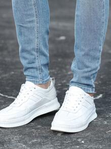 Manfinity Homme Men Cotton Slant Pocket Skinny Jeans - Light Wash - View 7