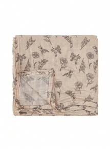 1pc Soft Bamboo Baby Muslin Swaddle Blanket - Multicolor - View 2