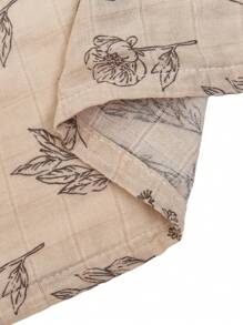 1pc Soft Bamboo Baby Muslin Swaddle Blanket - Multicolor - View 6