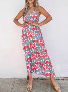 Đầm Tất cả trên in Giải trí - Nhiều màu - Xem 1