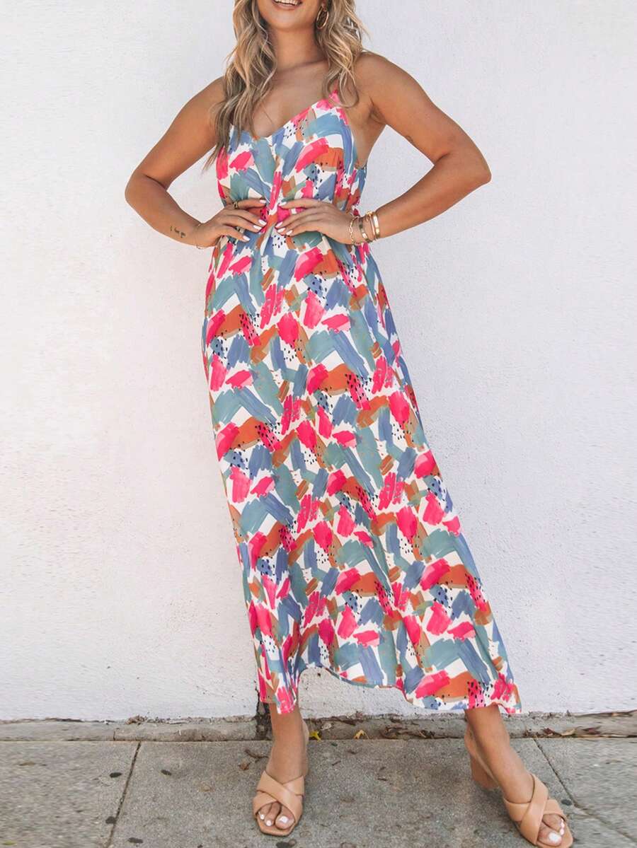 Đầm Tất cả trên in Giải trí - Nhiều màu - Xem 1