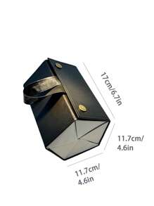 Colorblock Zonnebrillen Opbergtas Zwarte Hangende Opbergtas Voor Reizen Brillenhouder Zonnebrillenhouder Schoolbenodigdheden Terug Naar School Spullen Voor School Voor Studenten Make-up Tas Make-up Tassen Make-up Organizer Make-up Organizer Make-up Opbergtas