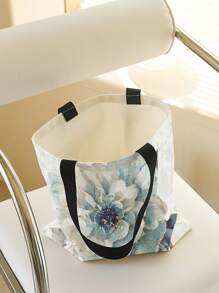 Small Shopper Bag Floral Graphic Preppy - Multicolor - View 4
