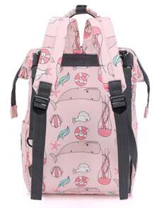 Bolso Para Pañales De Mamá Y Bebé Impreso - Multicolor - Ver 2