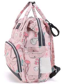 Bolso Para Pañales De Mamá Y Bebé Impreso - Multicolor - Ver 8