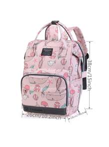 Bolso Para Pañales De Mamá Y Bebé Impreso - Multicolor - Ver 10