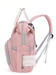 Baby Multi-Function Large Capacity Polyamide Diaper Bag With Adjustable Strap For Outdoor - Multicolor - View 11