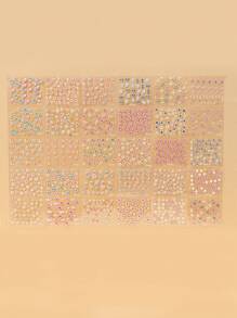 30pcs Floral Pattern Nail Art Sticker - Multicolor - View 2