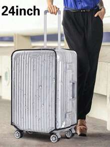 Luggage Cover PVC Thicken Protector Luggage Cover Suitable For 24inch Suitcase - Clear - View 2