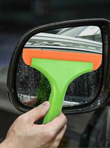 1pc Car Film Tool Silicone Scraper For Glass Cleaning And Automotive Film Installation, Versatile - Green - View 6