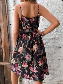 SHEIN Maternity Floral Print Cami Dress - Multicolor - View 2