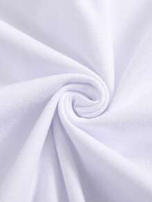 SHEIN LUNE Star And Letter Graphic Tee - White - View 6