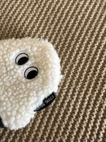 Onigiri-Shaped Plush With Zipper Closure Portable And Can Be Used As A Keychain Or Storage Bag Lightweight Fashion Gift Gift Accessories Decor White-Collar Workers For Male For Female Present Plush Keychain For Women Wallet Mini Wallet Purse Wallet Coin Wallet