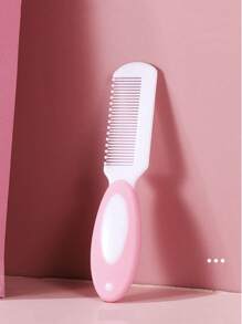 Baby Bath Hair Brush & Comb Set For Daily Use - Pink - View 6