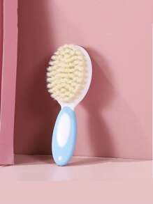Baby Bath Hair Brush & Comb Set For Daily Use - Blue - View 3