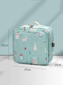 Bolso de hombro portátil para mamá, bolsa de almacenamiento de pañales de bebé para actividades al aire libre - Multicolor - Ver 3