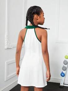 SHEIN Bé Gái Quần áo thể thao - trắng - Xem 3