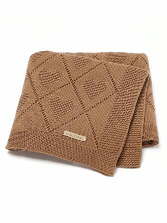 嬰兒愛心圖案繈褓毯適用於日常使用