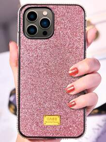 Glitter Phone Case - Pink - View 1
