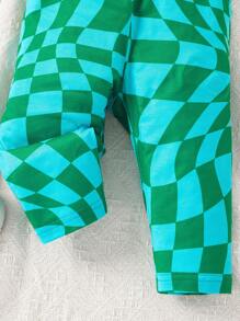 Áo liền quần Em bé Nơ Bướm Hình học - Nhiều màu - Xem 4