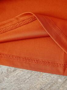 SHEIN EZwear Solid Drop Shoulder Tee