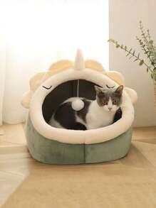 Giường thú cưng thiết kế kỳ lân 1 cái - màu xanh lá - Xem 7