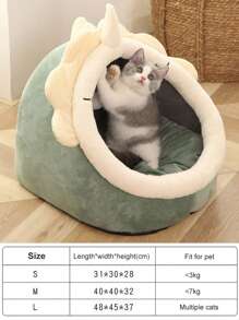 Giường thú cưng thiết kế kỳ lân 1 cái - màu xanh lá - Xem 8