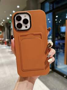 Vỏ điện thoại chắc chắn có khe cắm thẻ - màu nâu - Xem 4