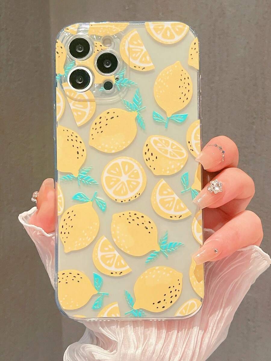 檸檬圖案手機殼 - 彩色 - 查看 1