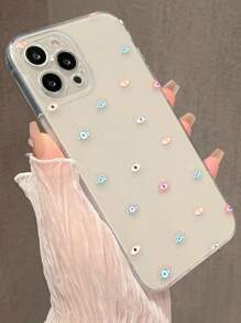 Eye Pattern Clear Phone Case