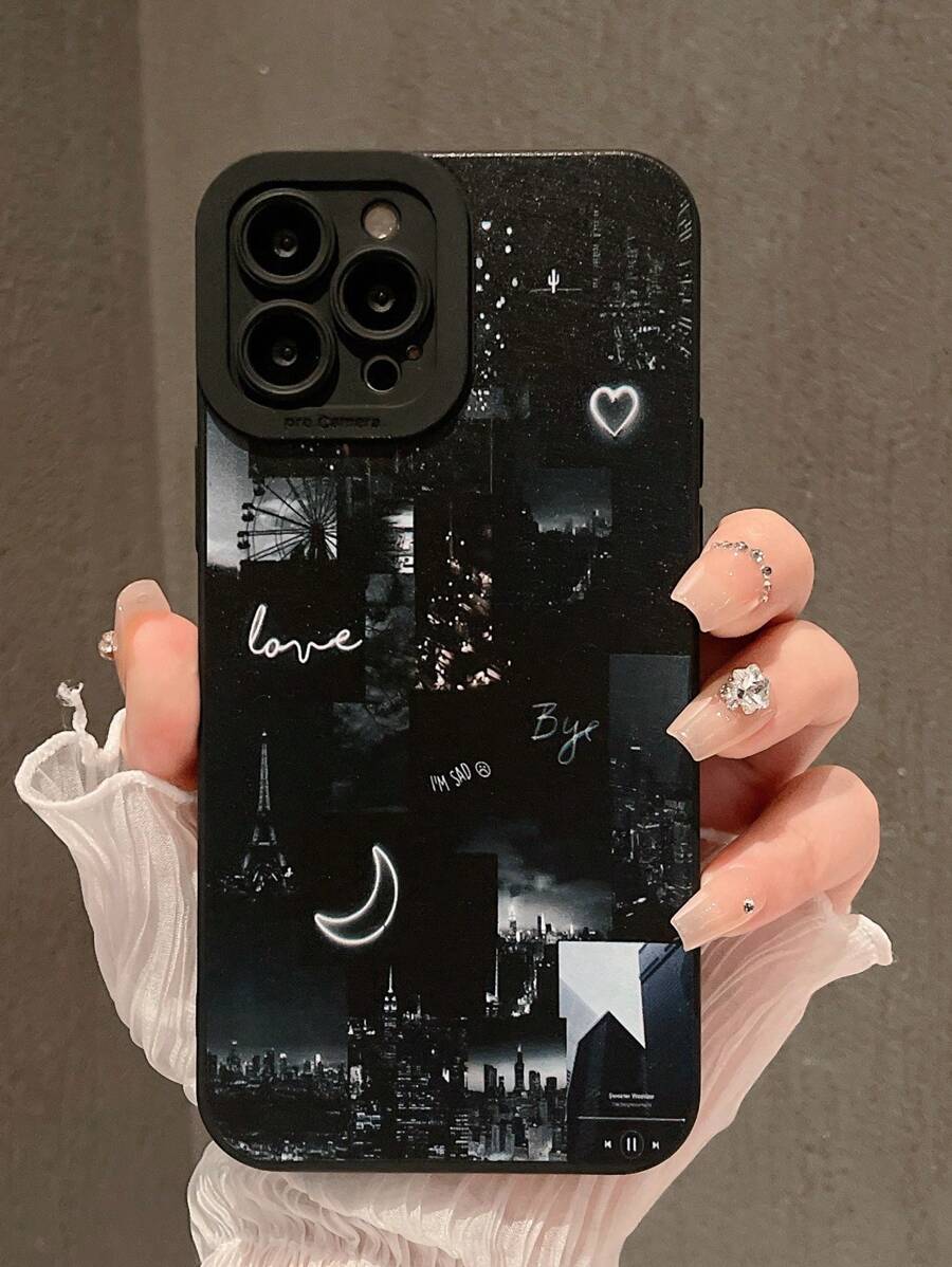 Aesthetic Collage Phone Case - Multicolor - View 1
