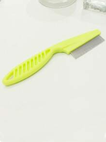 1pc Stainless Steel Pet Hair Comb For Dog And Cat For Grooming - Green - View 5