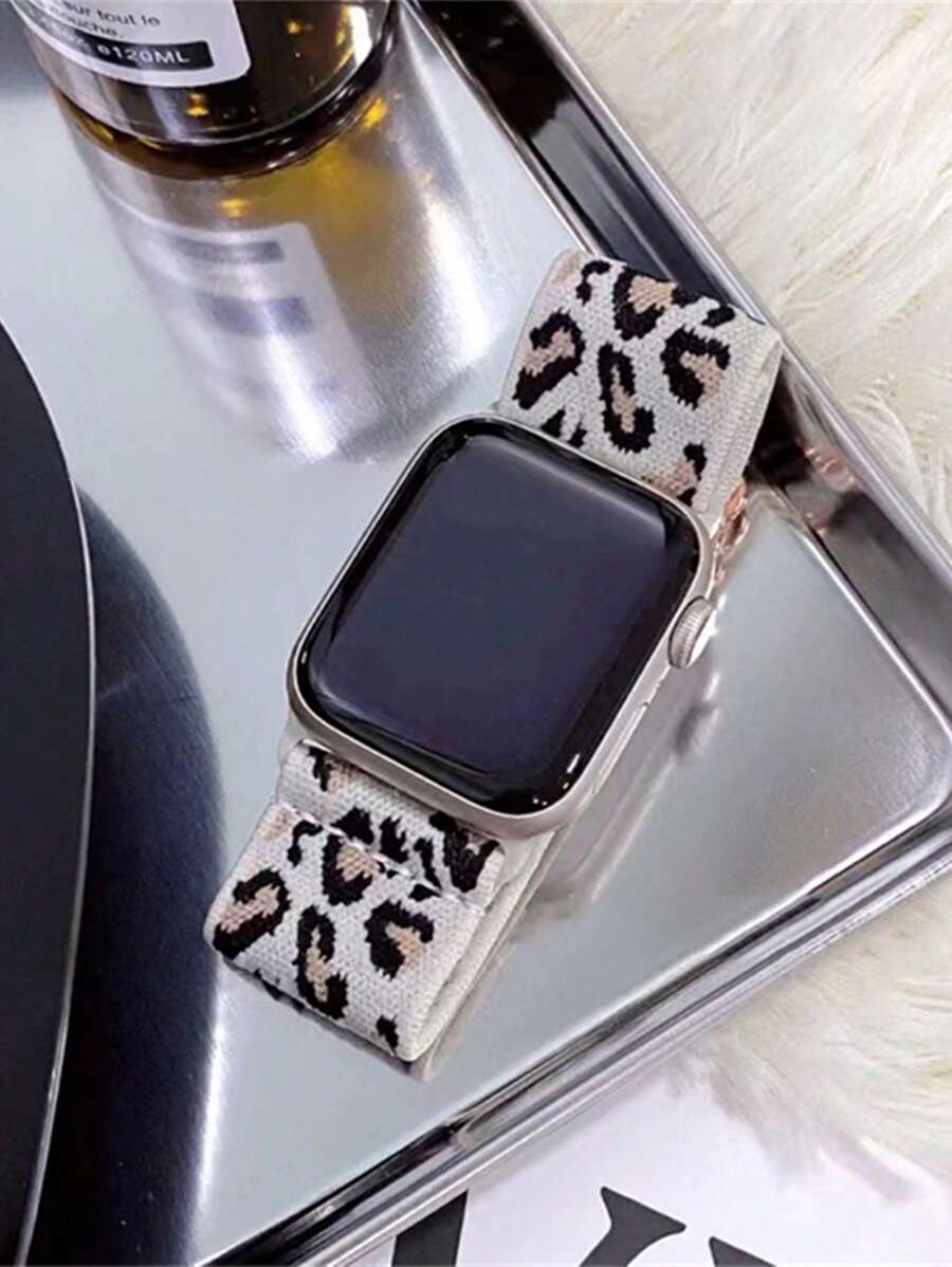 Leopard Watchband Tương thích với Apple Watch - trắng - Xem 1