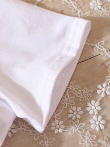 Áo crop top in hình bướm cho các cô gái tuổi teen & Đầm xòe điệu đà xếp nếp - Nhiều màu - Xem 4