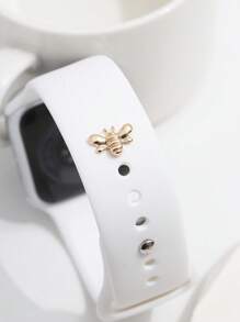 1pc Bee Design Watchband Decorative Ring As A Gift For Students Returning To School - Gold - View 1