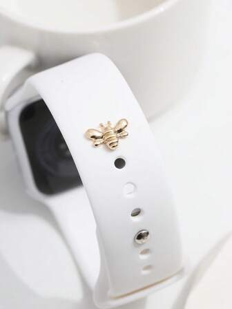 1pc Bee Design Watchband Decorative Ring