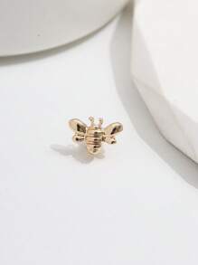 1pc Bee Design Watchband Decorative Ring As A Gift For Students Returning To School - Gold - View 3