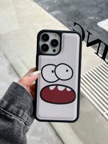 Cartoon Graphic Phone Case - White - View 2